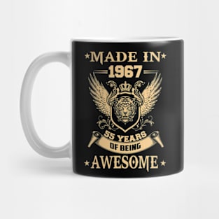 Made In 1967 55 Years Of Being Awesome Mug